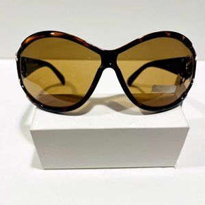 DJNY Women's Sunglasses 238074 (set of two) Havana/Brown